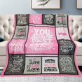 thumbnail image 2 of Daughter Gifts, Daughter Birthday Gift Ideas, To My Daughter Blanket, Daughter Gifts from Mom, Gifts for Daughter from Mom, Adult Daughter Gifts from Dad, Gifts for Daughter Throw Blanket 60"x50", 2 of 6