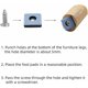 thumbnail image 5 of Deslizadores para muebles de servicio pesado Deslizadores de teflón autoadhesivos cuadrados con tornillos antivibración Deslizadores para muebles Azul Negro Skid Super Gliders (paquete de 16 25 mm x JAMW Sencillez, 5 of 5