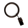 Mainstays Oil Rubbed Bronze Curtain Clip Rings, Set of Seven