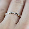 thumbnail image 4 of Rhinestone Ring Fried Dough Beautiful Personalized Durable Decorative Ring for Woman (Number 7), 4 of 9