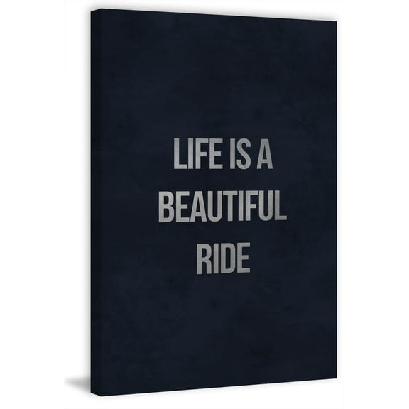 Life Is a Beautiful Ride III Painting Print on Wrapped Canvas