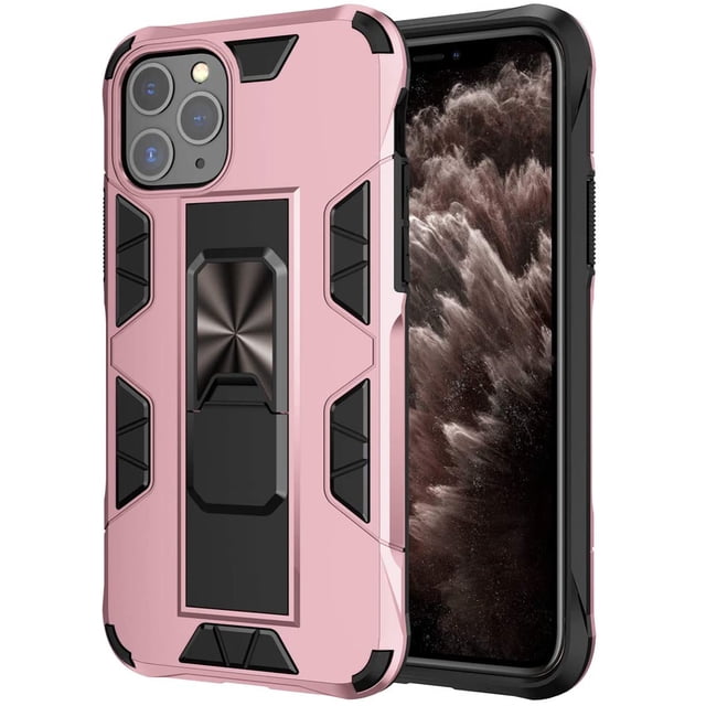 Compatible With Iphone 12/12 Pro Case (6.1 Inch) Protective Case Holder Cell Phone Cases Cover Magnetic Iphone 12 Pro Hard Pc Back And Tpu