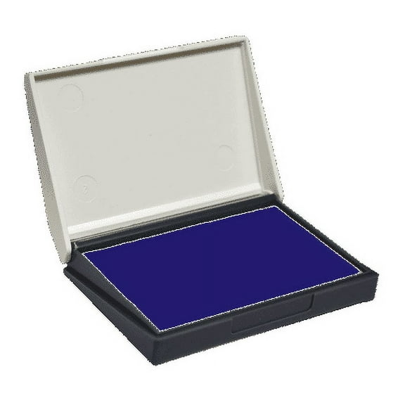 No.0 Stamp Pad, 2.25" x 3.5", Blue