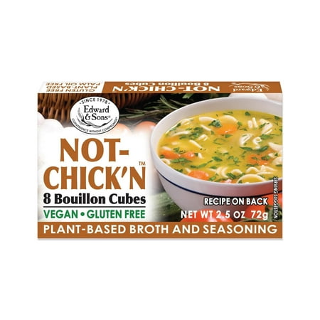Edwards And Sons Natural Bouillon Cubes Not Chick N, 2.5 Oz