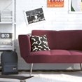 thumbnail image 6 of DHP Euro Upholstered Futon with Magazine Storage, Berry Linen, 6 of 24