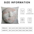 thumbnail image 5 of YINGXI  Throw Pillow Covers Sparkly Pink Rose Gold Glitter Marble Texture Decorative,Soft Square Cushion Pillowcase for Couch Sofa Bed 24x24in, 5 of 5