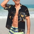 thumbnail image 5 of KLL Men's Hawaiian Shirt Short Sleeve Button Down Beach Shirts-Casino Cards Poker, 5 of 5
