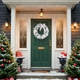 thumbnail image 5 of JoyMoreHome Christmas Wreath Decor, Artificial Pine Branches Wreath, for Window, Door, Wall, Holiday Party, 5 of 6