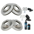 thumbnail image 2 of TRQ Brake Rotor Premium Posi Metallic Pad Kit Front & Rear w/Chemicals BKA17919 Fits select: 2007-2012 KIA SEDONA, 2007-2008 HYUNDAI ENTOURAGE, 2 of 6
