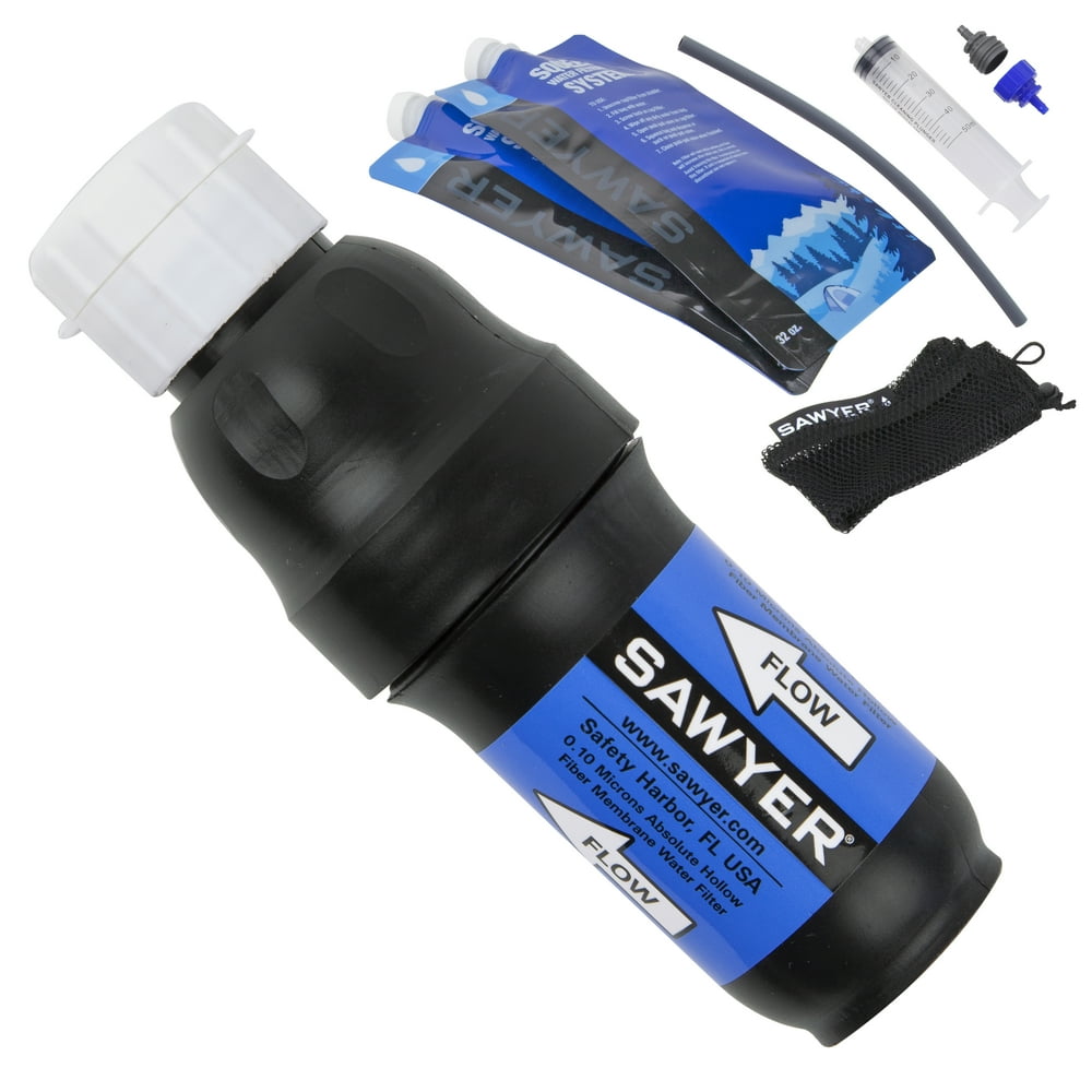 Sawyer Products SP129 Squeeze Water Filtration System w/ Two 32Oz