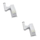 thumbnail image 2 of Inteprter Luz de sensor inteligente LED debajo del gabinete Bisagra de cocina Mini lámpara de noche con pilas Luces de baño para el hogar Suministros de Gris 2piezas Inteprter CBP031438, 2 of 6