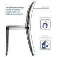 thumbnail image 2 of Heavenly Collection Smoke Plastic Armless Chair, 2 of 8