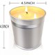 thumbnail image 4 of XWSHYW Decoraciones para El Hogar 2 Velas de Aceite y Citronela Repelente de Mosquitos En Soja, Gran Tamaño, Tres Núcleos, para Dormitorio, Fiesta, Fiesta, 2 Unidades, 4 of 6