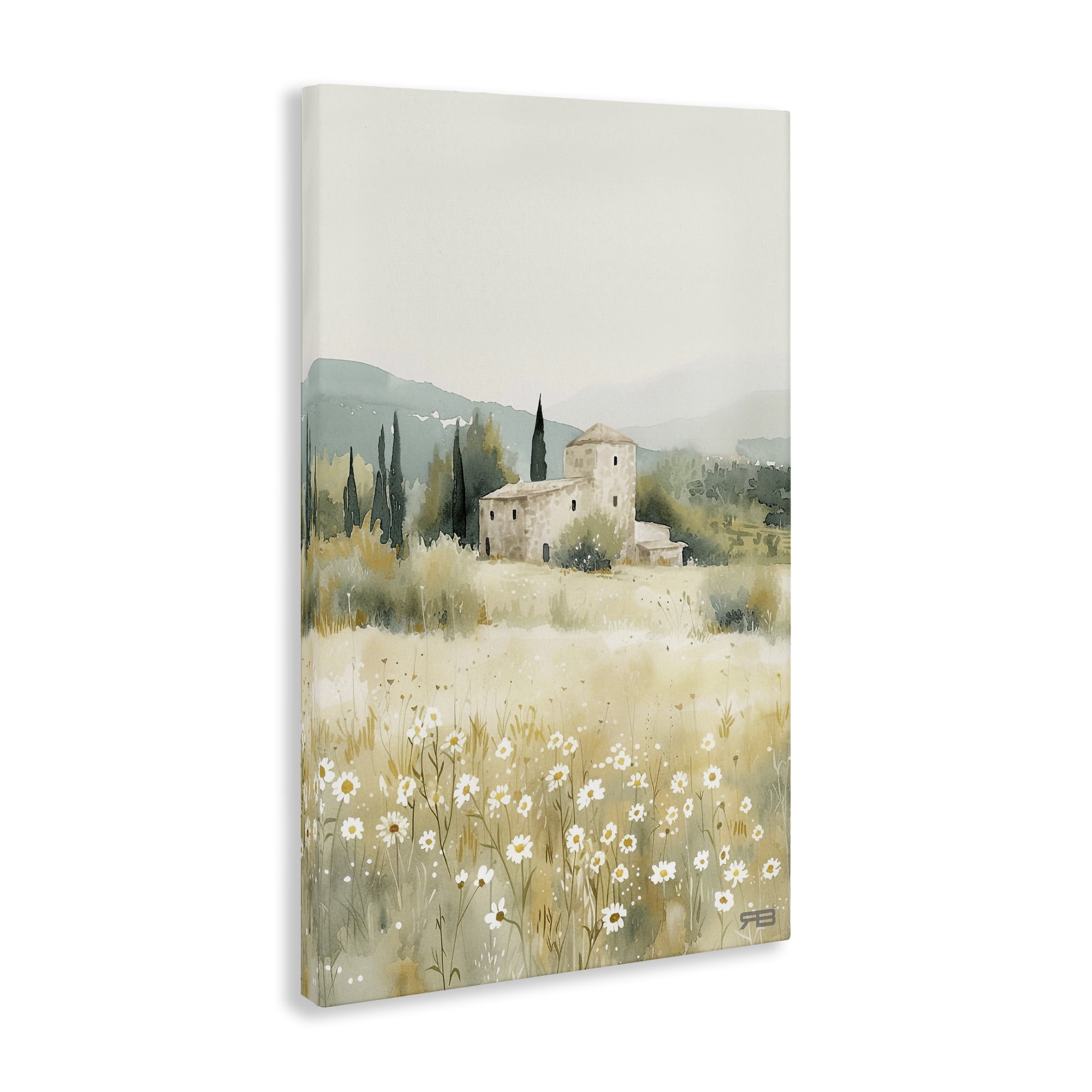 Stupell Industries Nu Horizon Countryside Landscape Painting Gallery Wrapped Canvas Art Print Wall Art, 20 x 30