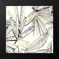 thumbnail image 2 of Pinto, Patricia 12x12 Black Modern Framed Museum Art Print Titled - Selva Black And Gold Sketch II, 2 of 5