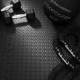 thumbnail image 7 of Philosophy Gym Pack of 6 Exercise Flooring Mats - 24 x 24 Inch Foam Rubber Interlocking Puzzle Floor Tiles - Black, 7 of 7