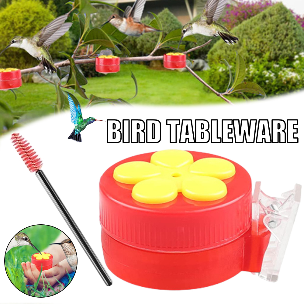 Handheld Hummingbird Feeders Plastic Mini Hand Feeding Tools