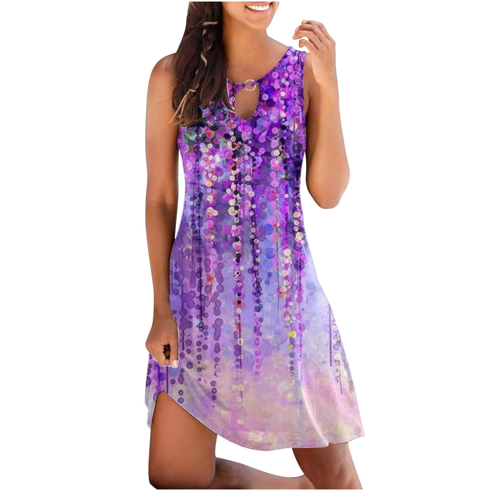 Ross Dress for Less Women's Summer Dress Hide Belly Casual Beach ...