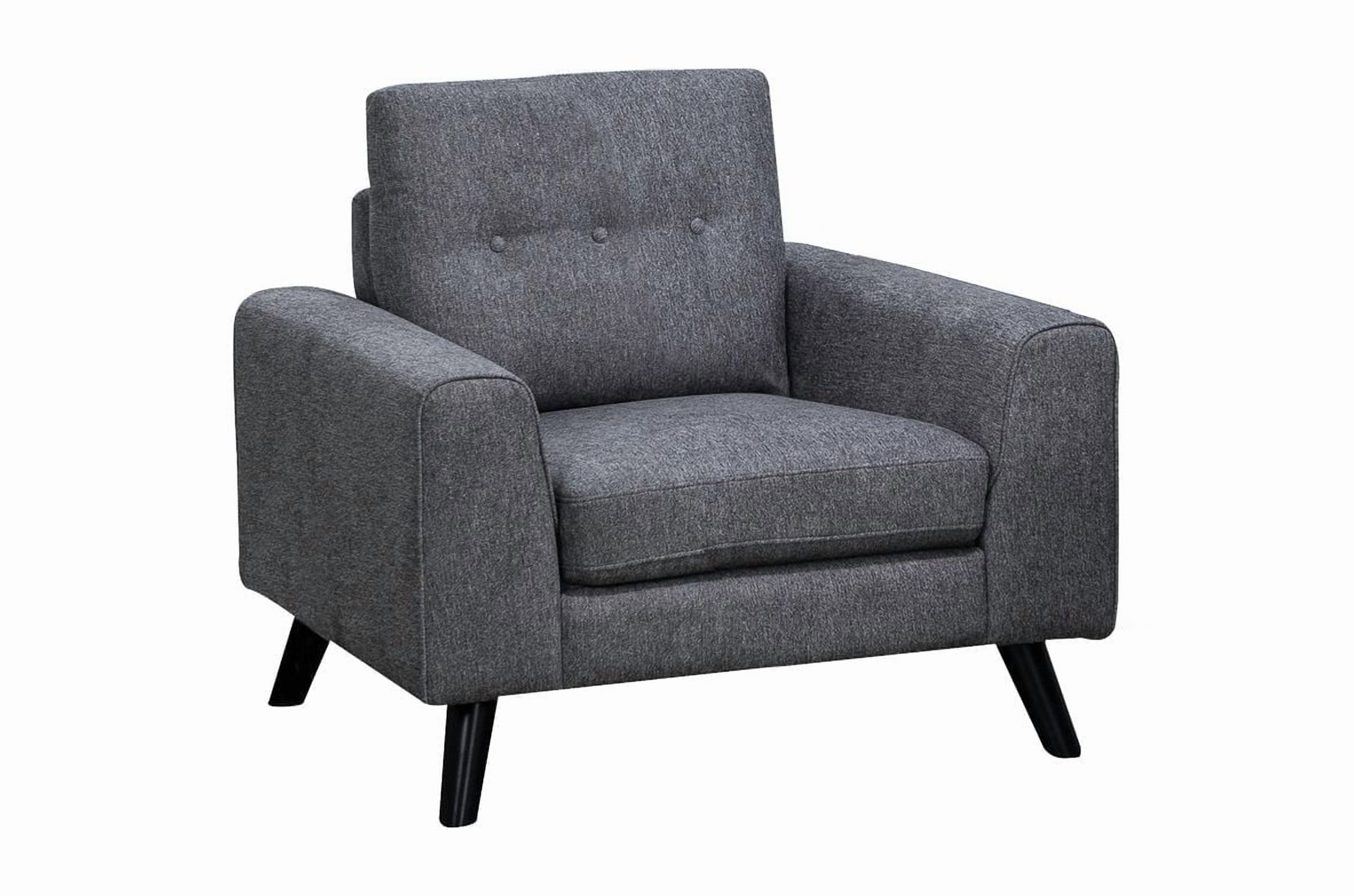 Topline Home Furnishings 3-piece Chenille Upholstery Set: Sofa, Loveseat, & Chair