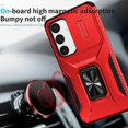 thumbnail image 3 of Funda para GANGXUN Samsung Galaxy S24 Plus - Soporte metálico, Función magnética, Rojo, 3 of 5