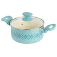 thumbnail image 2 of Spice by Tia Mowry - Tia's Healthy Nonstick Ceramic 10-Piece Mint Aluminum Cookware Set, 2 of 12