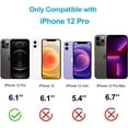 thumbnail image 2 of Case for iPhone 12 Pro (6.1 inch), Shockproof Cover Case for iPhone 12 Pro Simplicity Back Case, Durable Protective Phone Case, Black, 2 of 13