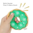 thumbnail image 3 of Plush Cute Donut Bread Toy Sounding Toy Christmas Series Bite Resistant Santa Elk Gingerbread Man Dog Supplies Chew Training Toy Pet Accessories Dog Throw Toys ELK, 3 of 8