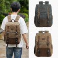 thumbnail image 3 of Breathable Waterproof Canvas Camera Backpack (Military Green), 3 of 5
