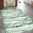 thumbnail image 2 of Green Weeping Eucalyptus Area Rugs 4'x6', Washable Small Throw Rugs for Office Bathroom, Spring Summer Country Leaves Indoor Outdoor Rug Non-Slip Low Pile Carpet Runner Reversible Floor Mats, 2 of 8