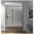 thumbnail image 4 of Cafe&#769; CSB42YP2NS1 24.5 Cu. Ft. Stainless Side-by-Side Built-In Refrigerator, 4 of 4