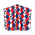 thumbnail image 2 of ZICANCN Hair Cutting Cape for Adults, Patriotic Red White Blue 3D Stars Cape Salon Barber Cape for Hair Stylist Shampoo Capes Waterproof 55x66 IN, 2 of 7