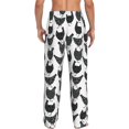 thumbnail image 7 of Salouo Retro Rooster Print Pajama Pants for Men, Lounge Pants Elastic Waistband Casual Men's sleepwear Loungewear Sleep Pajama Pant -XX-Large, 7 of 7