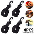 thumbnail image 1 of POINTERTECK Inflatable Boat Paddle Keeper Paddle Holder Paddle Clip 4PCS Paddle Hook Strap for Rod Pole Storage Universal Mountaineering Buckle Boat Paddle Clips, 1 of 8
