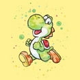 thumbnail image 2 of Men's Nintendo Super Mario Watercolor Yoshi  Graphic T-Shirt, 2 of 4