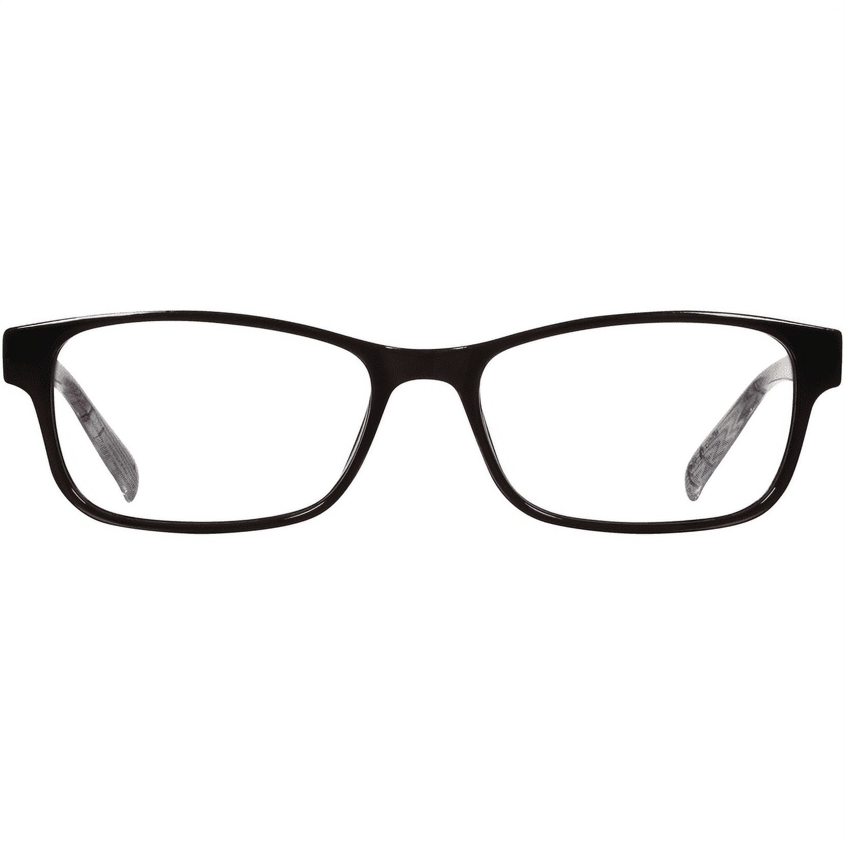 (2 pack) EV1 Skylar Black +1.75 Reading Glasses with Case