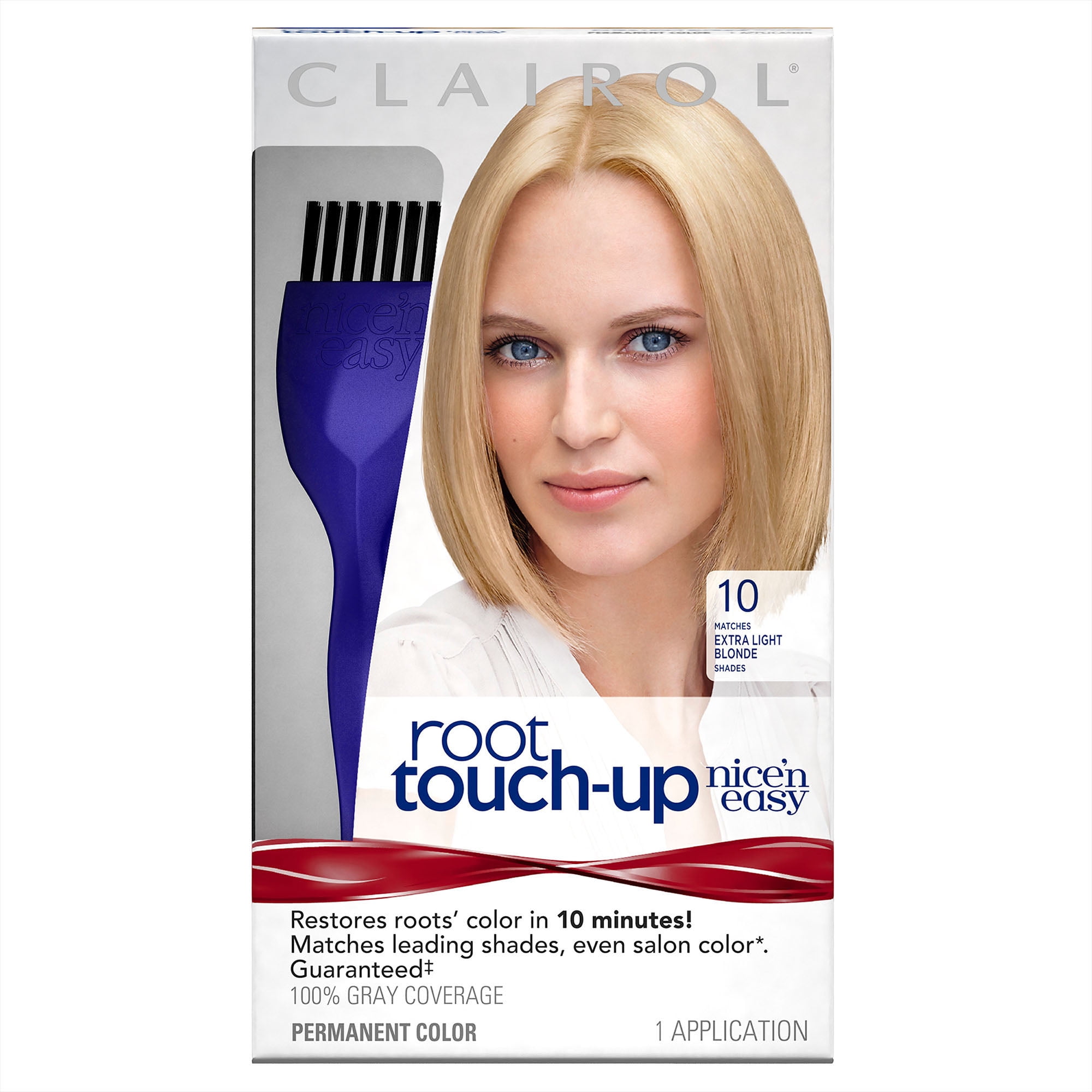 nice blonde easy clairol extra root hair permanent kit walmart touch