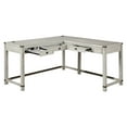 thumbnail image 2 of Baton Rouge L-Shape Desk in Champagne Oak Finish Engineered Wood, 2 of 15