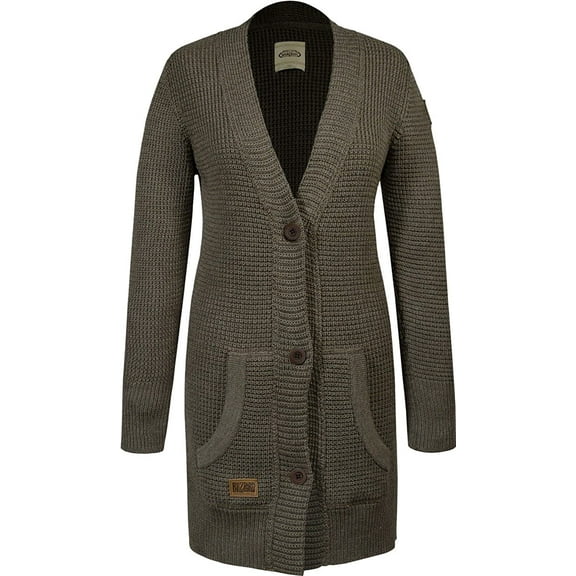 Musterbrand BROWN World of Warcraft Women Knit Cardigan Passion, US X-Small