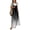 Black, variant on Women's Summer Ombre Gradient Jumpsuit, Casual Wide Leg Bib Overalls with Pockets, Loose Fit Sleeveless Boho Rompers Long Pants