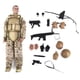 thumbnail image 2 of Figura de acción del ejército Baoblaze 1:6 30 cm con accesorios, 2 of 8