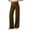 Brown-pants for women, variant on YanHoo Wide Leg Pants for Women Elastic Waisted Drawstring Striped Trousers Work Business Casual Straight Pant with Pockets