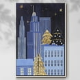 thumbnail image 2 of Holiday Night Collection B - Framed Gallery Wrapped Holiday Canvas - 25 x 37 - White Frame, 2 of 8