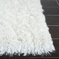thumbnail image 6 of SAFAVIEH New Orleans Ivory Solid Shag Area Rug, Ivory, 7' x 7' Round, 6 of 8