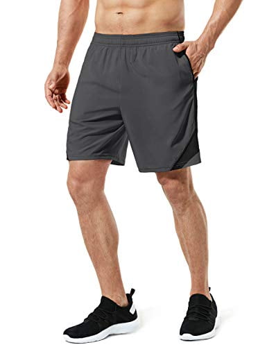 zip pocket training shorts