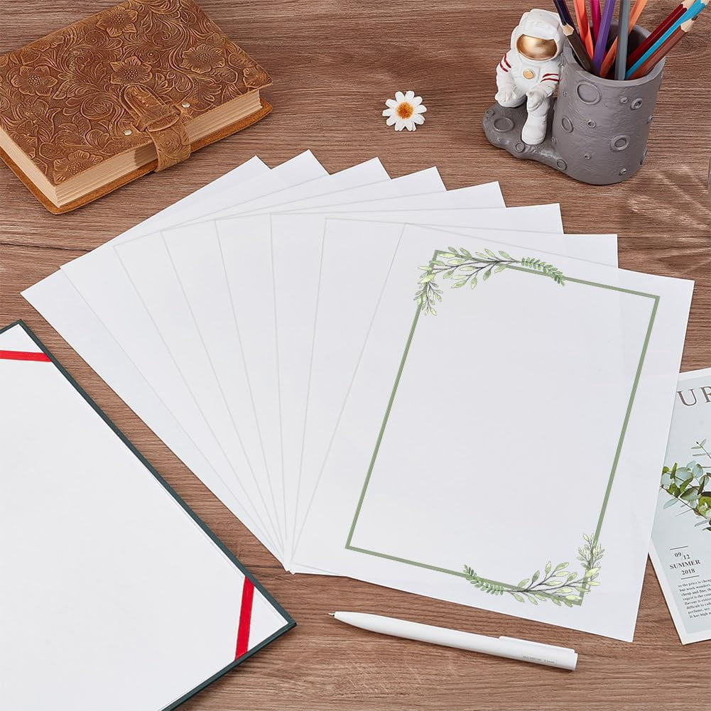 100 Sheets White Printer Paper 8.3x11.4 Inch Copy Paper for Printer Book Binding Paper Off White Printer Paper 32 lb/120 GSM for Printing Copy Crafts Letters Invitations White