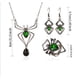 thumbnail image 2 of Pendientes para mujer, regalos para mujer, joyería de Halloween, collar exagerado de araña de tres piezas, pendientes, conjunto de accesorios, joyería de Halloween., 2 of 2