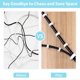thumbnail image 4 of 100 Pack Strong and Durable White Round Cable Clips - 7mm, 4 of 5