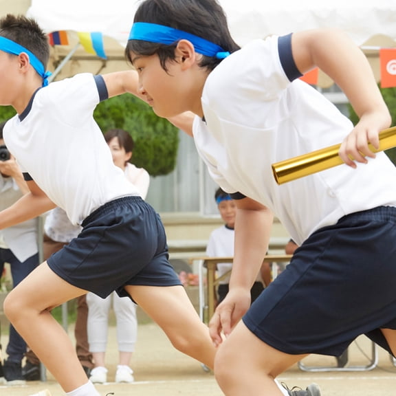 WEUVEB 3Pcs Track Cylindrical Design for Kids Sports Relay Race