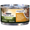 Purina Pro Plan Natural, Grain Free Pate Wet Cat Food; TRUE NATURE Chicken & Liver Entree - 3 oz. Pull-Top Can