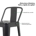 thumbnail image 4 of Silla Tolix Acero Metalica Con Descansabrazos gris KingsHouse COMBO-KH-94, 4 of 8